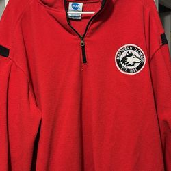 NCAA NIU Fleece 1/4 Zip Large 