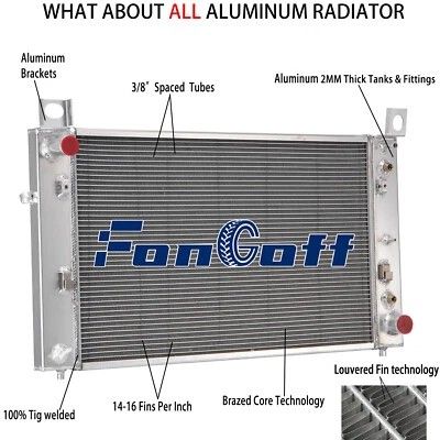 3-Row Core Radiator For 99-2012 Chevy Silverado 1(contact info removed) GMC Sierra Yukon 5.3L