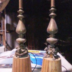 Antique Lamps Two Set's 