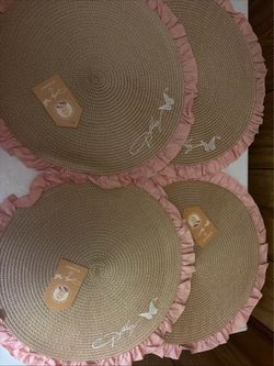 Dolly Parton placemat pinkish set of 4