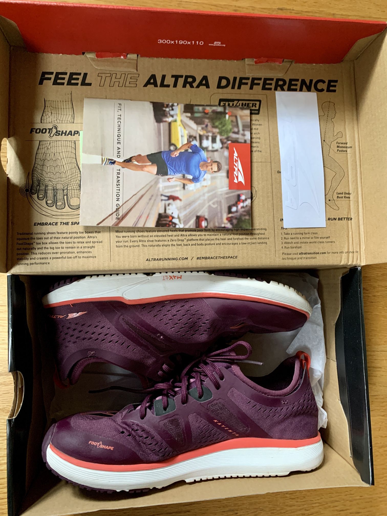 Altra Plum Kayenta Women’s Running Shoes, Size 8