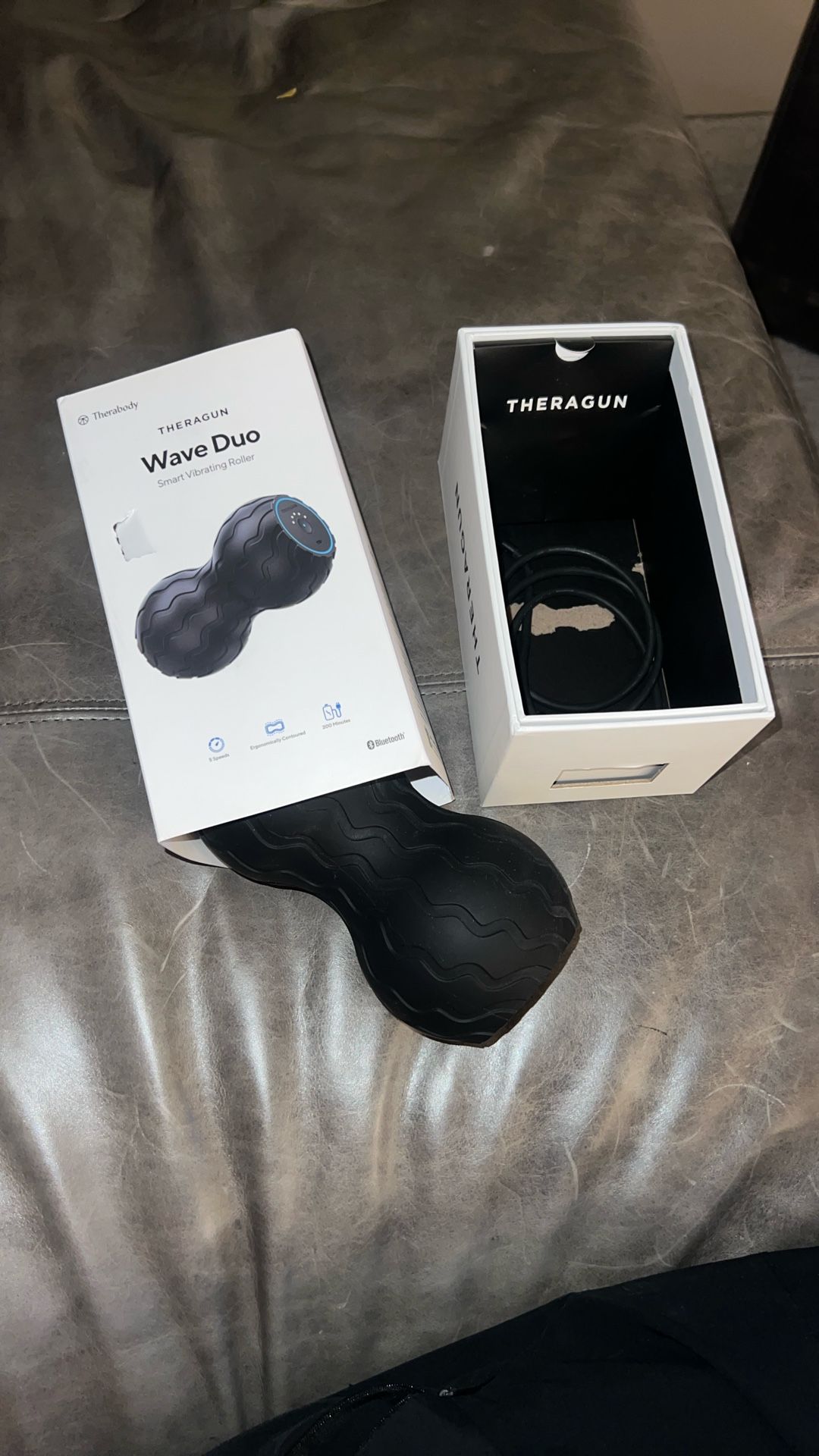 Theragun Wave Duo Smart Vibrating Roller – Lightly Used, With Box