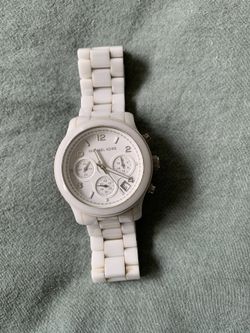White Ceramic Michael Kors Watch