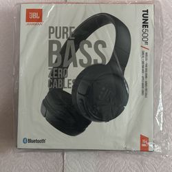 JBL Tune 500BT Pure Bass Cero Cables Wireless Bluetooth 