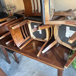 Table And 8 Chairs 