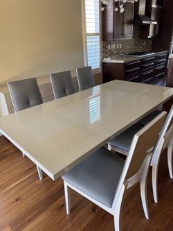 Modern Dinning Table set and Sideboard