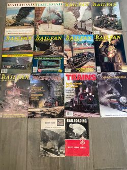 Railroading and RailFan Magazines/booklets (sold together)