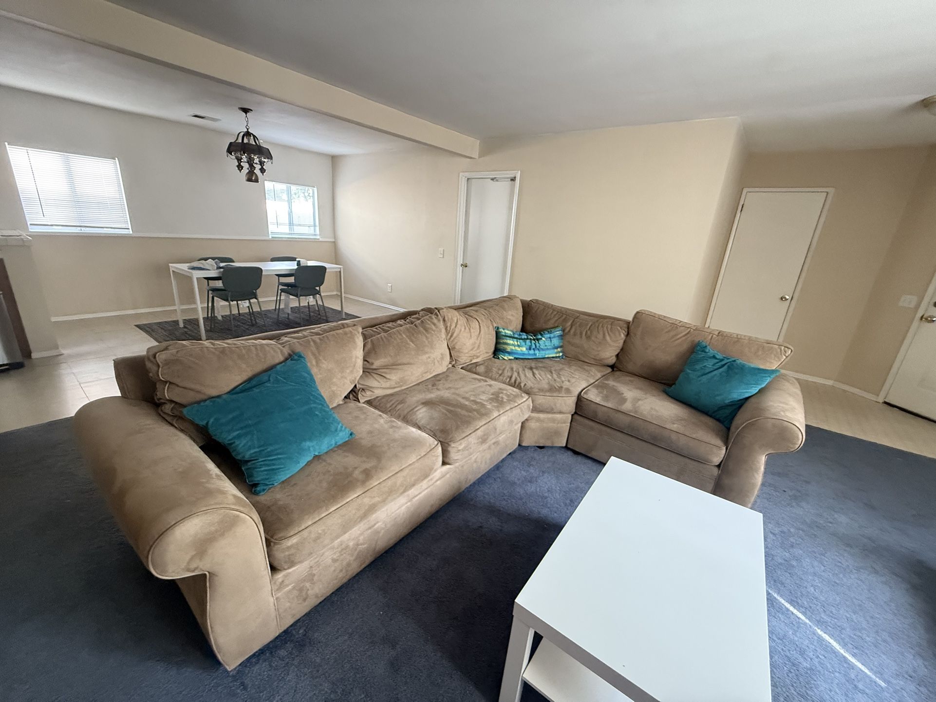 Pottery barn sectional couch 