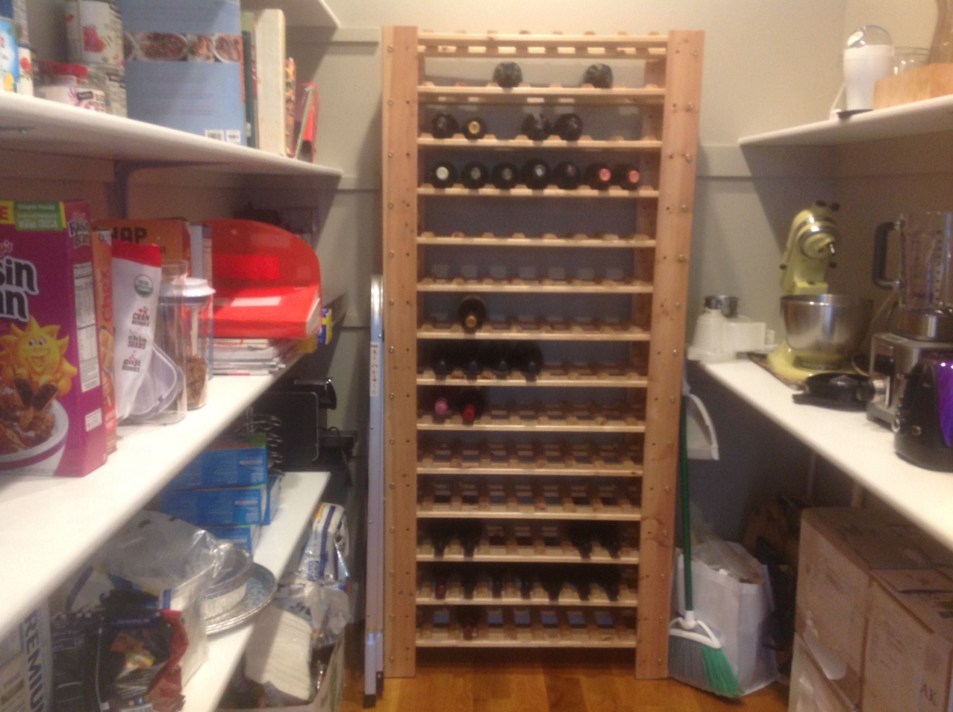 84 bottle wine rack