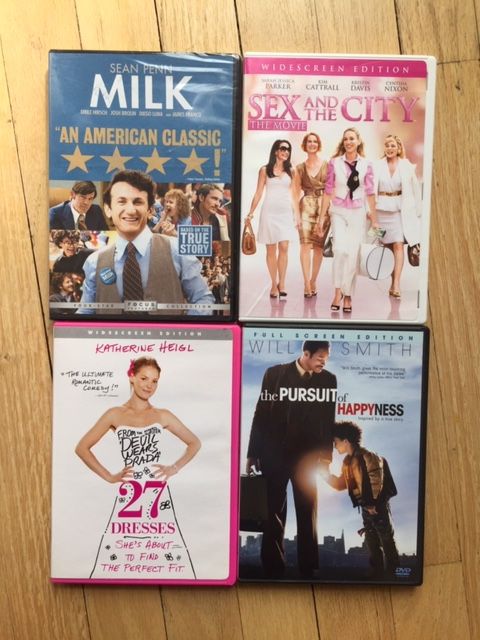 Milk DVD new and sealed plus 3 other DVDs all for $2.00!