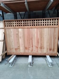 NewSix foot cheater panels With lattice