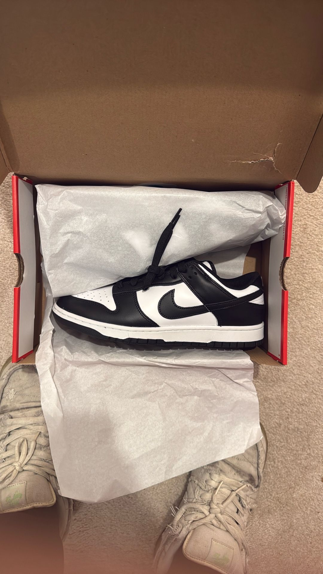 Nike black And White Dunks