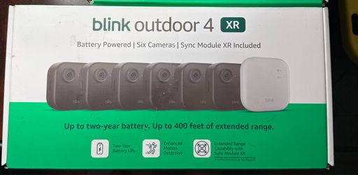 Blink outdoor 4 xr 6 camera battery powered system