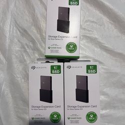 THREE 1TB Seagate Expansion Card Pack For Xbox Brand new sealed with 1 month Xbox game pass