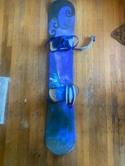 Sims 144cm Snowboard with Ride Bindings