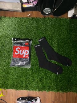 Supreme Black Socks Comes with 4 pairs