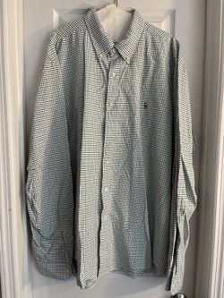  Ralph Lauren Polo Button-Down Shirt 2XL – Classic Check Pattern”