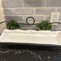 Black & White Princess Wagon Serving Trey - Party Glassware  - Simi valley 