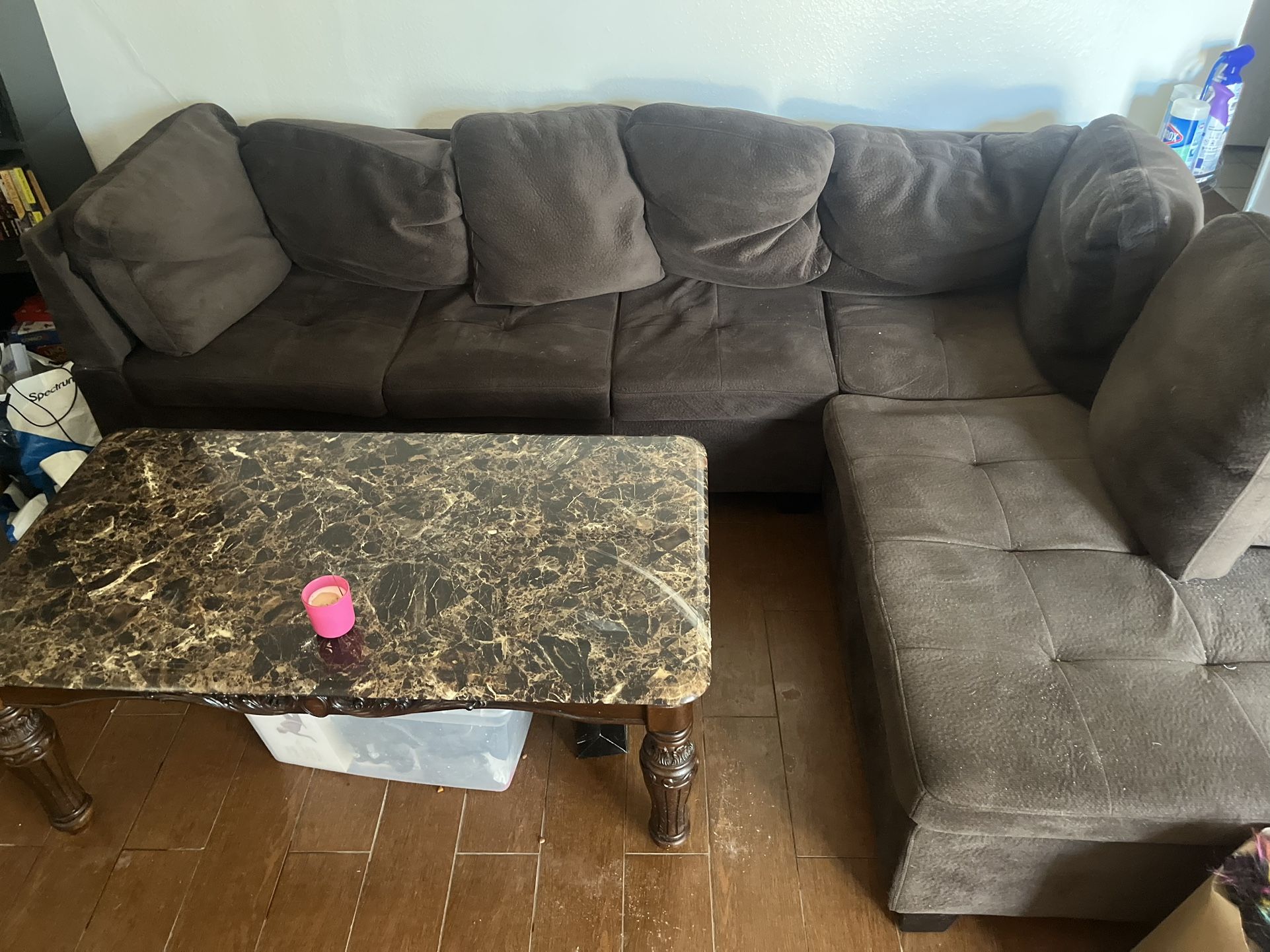 Brown Sectional