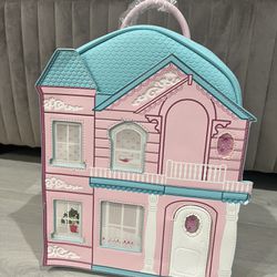 New W/Tags Barbie Dream House Backpack Purse