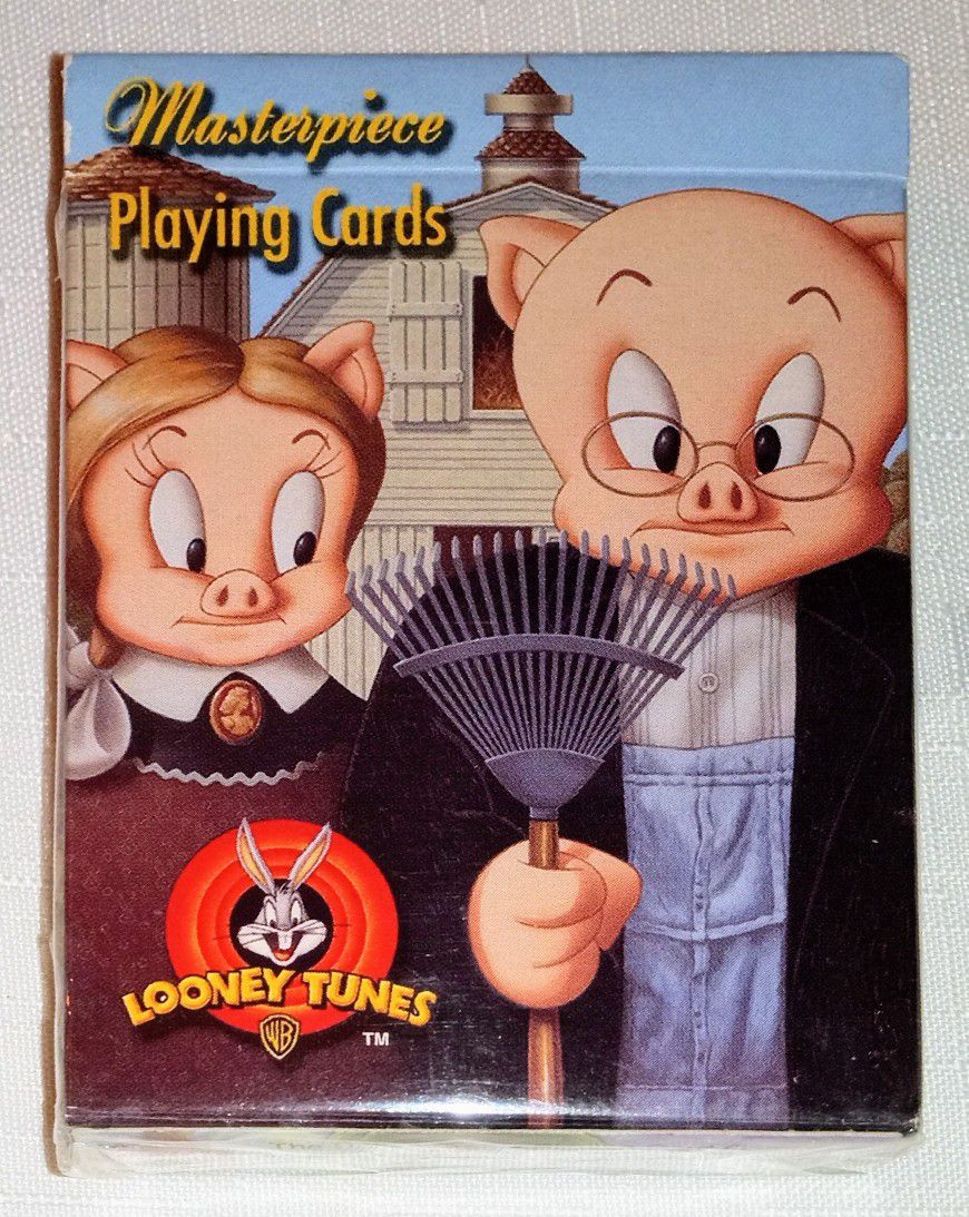 Looney Tunes Playing Cards "Masterpiece" Works Of Art