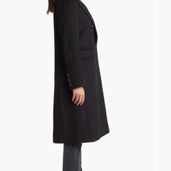Sam Edelman Black Wool Coat