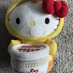 Hello Kitty Chicken Ramen Plush