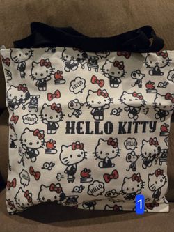 Hello Kitty Tote Bag with zipper