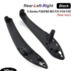 2 Rear Interior Door Handle Inner Panel Pull Trim for 2012-2018 BMW 3 4 Series 