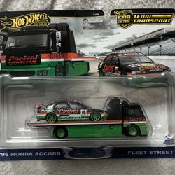 HOT WHEELS 2024 CAR CULTURE TEAM TRANSPORT CASE B 96 HONDA ACCORD