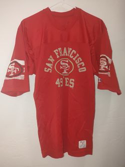 Vintage Champion Mesh Jersey San Francisco 49ers SF Size Small NFL Football Team