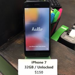 iPhone  7 CDMA Unlocked/ USE WITH ANY CARRIER 