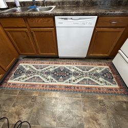 Runner- Buttercup Diamond Vintage Persian Style Woven Rug
