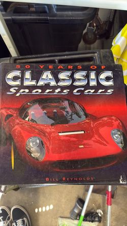 50 Years Of  Classic Sports Cars. Book By Bill Reynolds