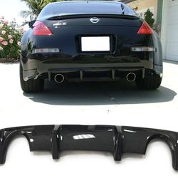 03-09 Nissan 350Z Rear Bumper Diffuser Carbon Fiber