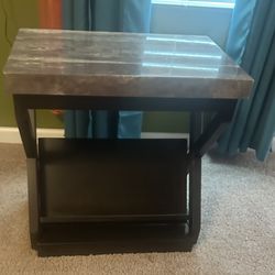 3 Piece Marble Living Room Table Set