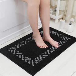 Bathroom Rug Non Slip – 20x32 Washable Bath Mat for Bathroom and Shower Quick Dry Machine Washable Soft Rugs Non Slip Shower Mats Door Mat Bath Rug f