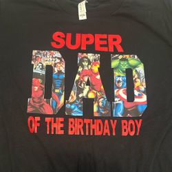 Birthday Shirts Super Hero 