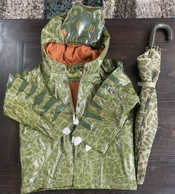 Toddler Rain Jacket And Umbrella