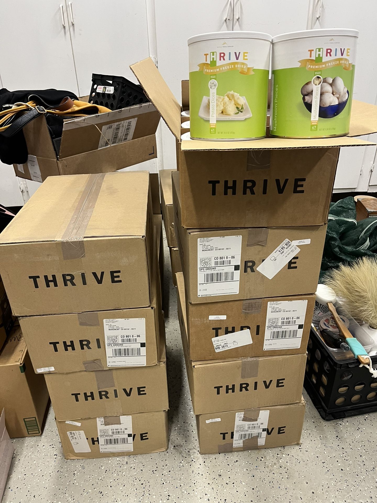 12 Boxes Of Freeze Dried Food Veggies Cheese Meat Beans Rice Milk 