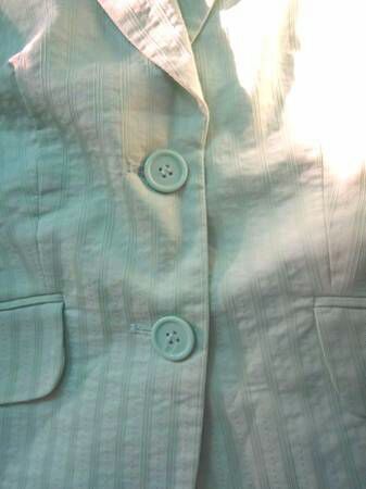 Brand New Women's Light Blue Spring Blazer Jacket by H&M, Size 10