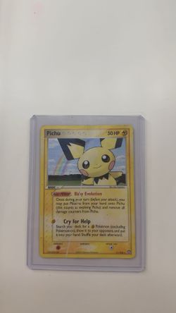 Pokémon Pichu TCG EX Power Keepers Card 21/108 Regular Rare, LP Condition