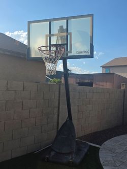 Basket hoop, weighted