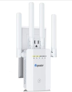 WIFI EXTENDER REPEATER DIMENSIONS 6"D X 3.5"W X 2.5"H