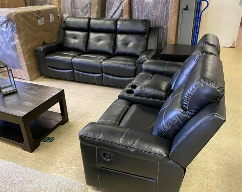 🍂$39 Down Payment 🍂Kempten Black LED Reclining Living Room Set

by Ashley