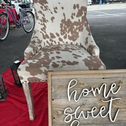 Cow Print Chair 