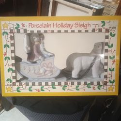 Porcelian Holliday Sleigh