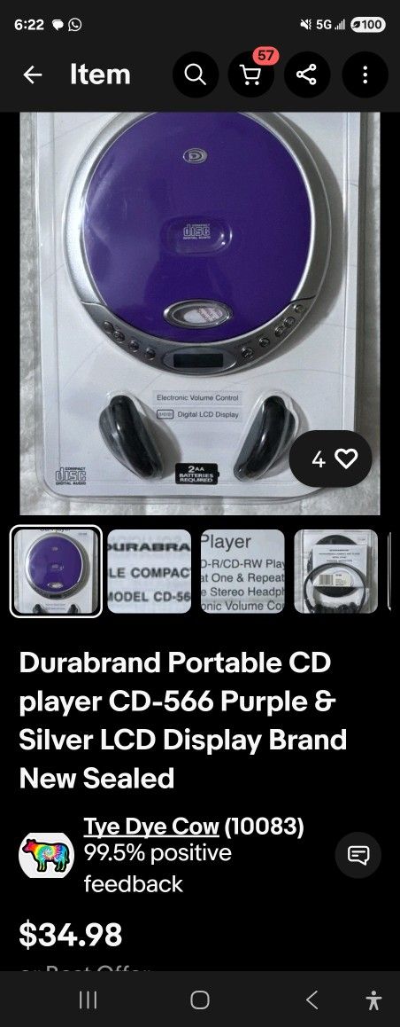 Durabrand CD Player