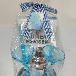 Rockwell Spirits Margarita Gift Basket - 2 Margarita Glasses, Shaker, Popcorn and Bucket. NEW