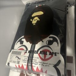 Bape “White Tiger” Tee Size XL
